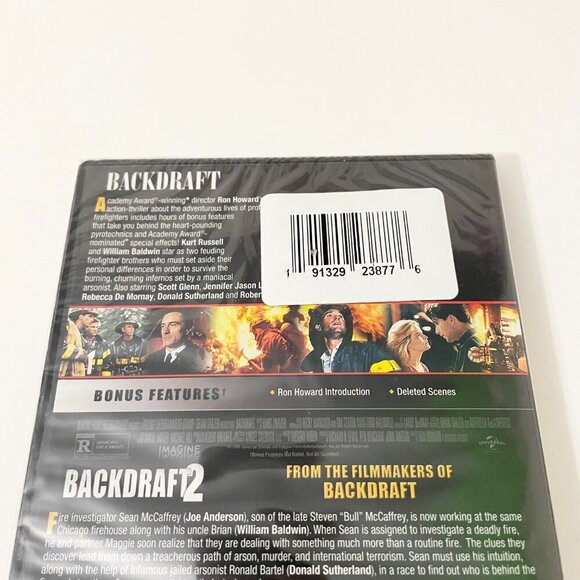 Backdraft 2 Movie Collection DVD Kurt Russell Joe Anderson William Baldwin - Picture 5 of 10